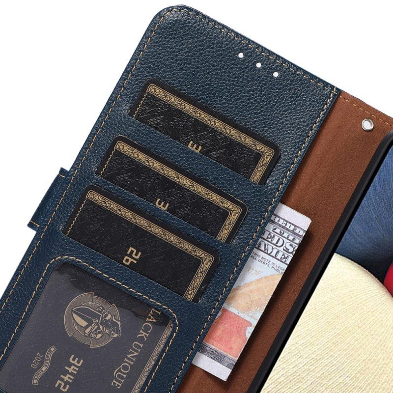 Flip Case Für OnePlus 11 5G Rfid-khazneh Im Litschi-stil