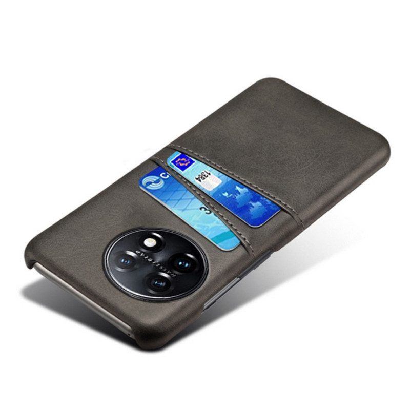 Hülle Für OnePlus 11 5G Kartenhalter In Lederoptik