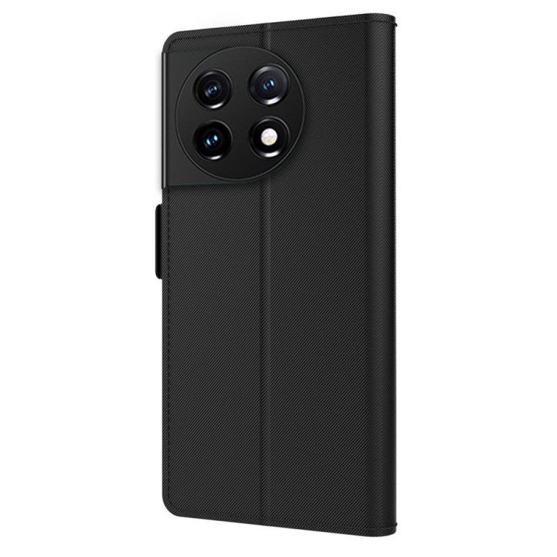 Lederhüllen Für OnePlus 11 5G Abnehmbarer Spiegel Und Kartenhalter