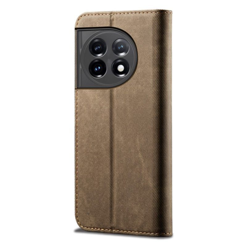 Schutzhülle Für OnePlus 11 5G Flip Case Denim-stoff