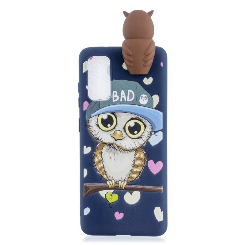 Hülle Samsung Galaxy A71 3D Böse Eule