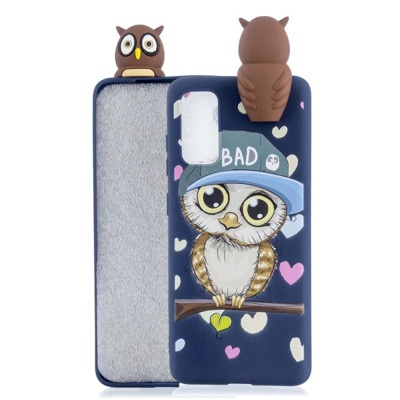 Hülle Samsung Galaxy A71 3D Böse Eule