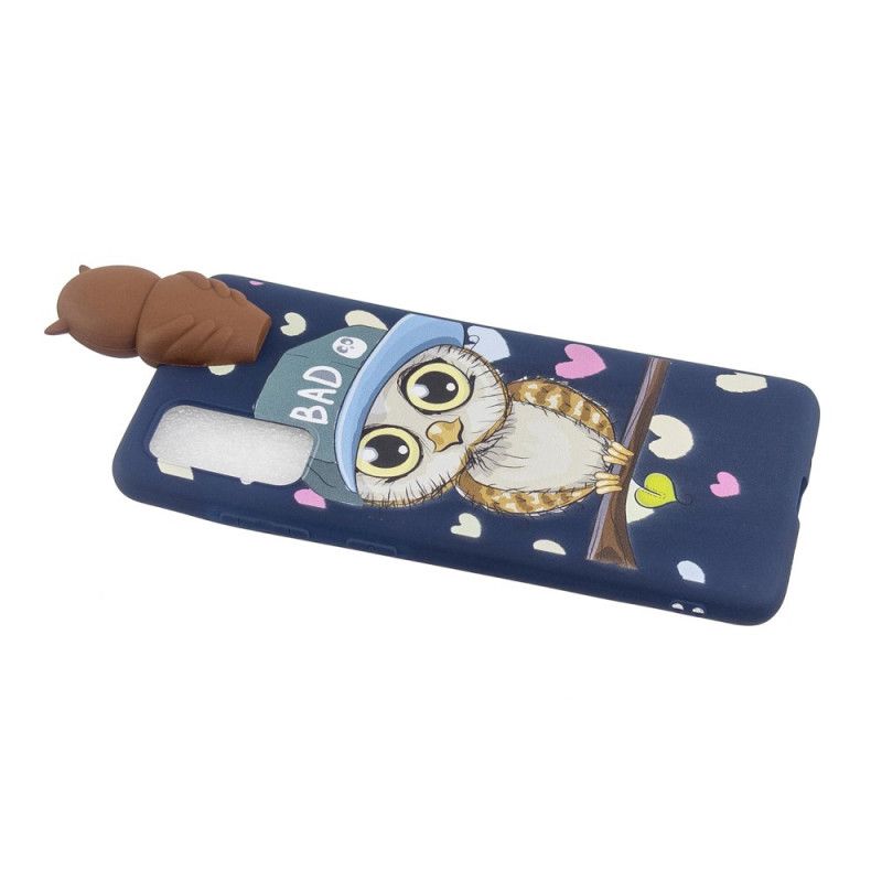 Hülle Samsung Galaxy A71 3D Böse Eule