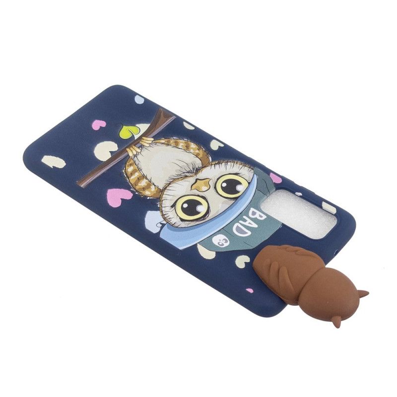 Hülle Samsung Galaxy A71 3D Böse Eule