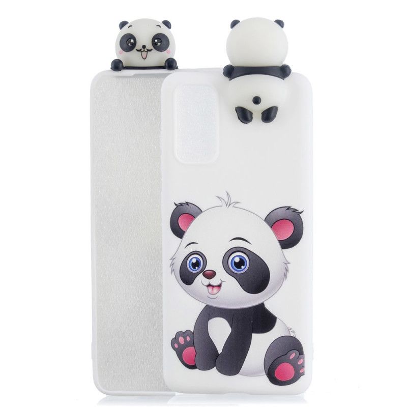 Hülle Samsung Galaxy A71 3D Süßer Panda