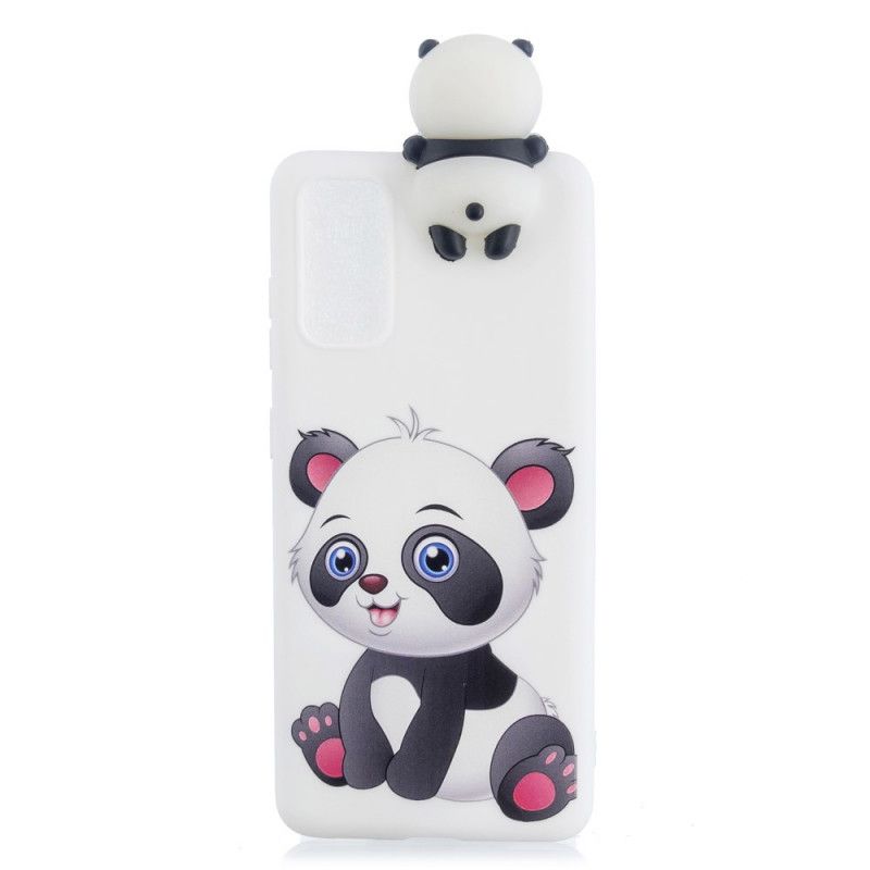 Hülle Samsung Galaxy A71 3D Süßer Panda