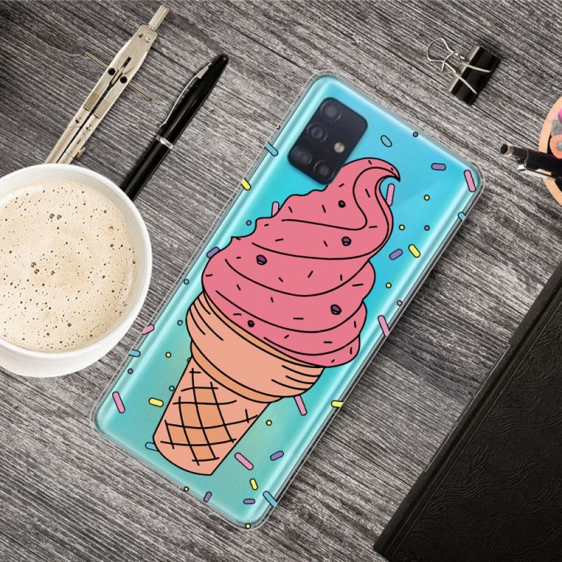 Hülle Samsung Galaxy A71 Eis