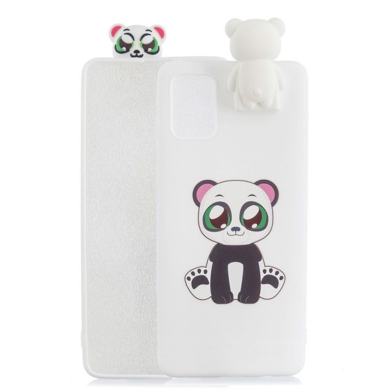 Hülle Samsung Galaxy A71 Handyhülle 3D Panda Freisprechunterstützung