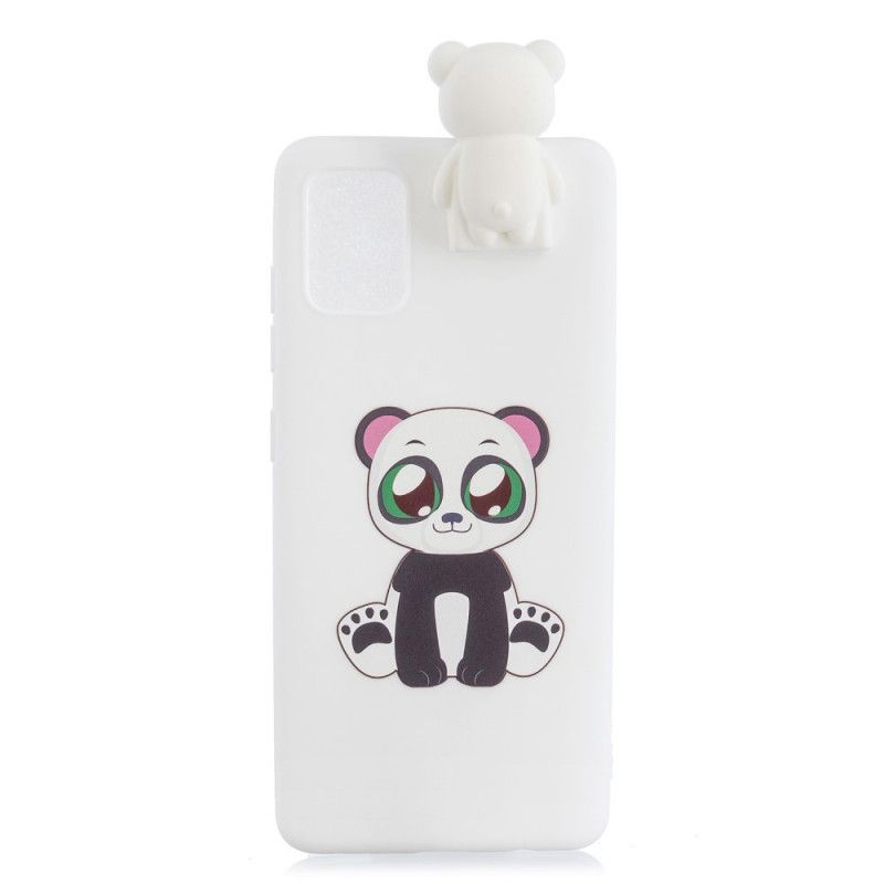 Hülle Samsung Galaxy A71 Handyhülle 3D Panda Freisprechunterstützung