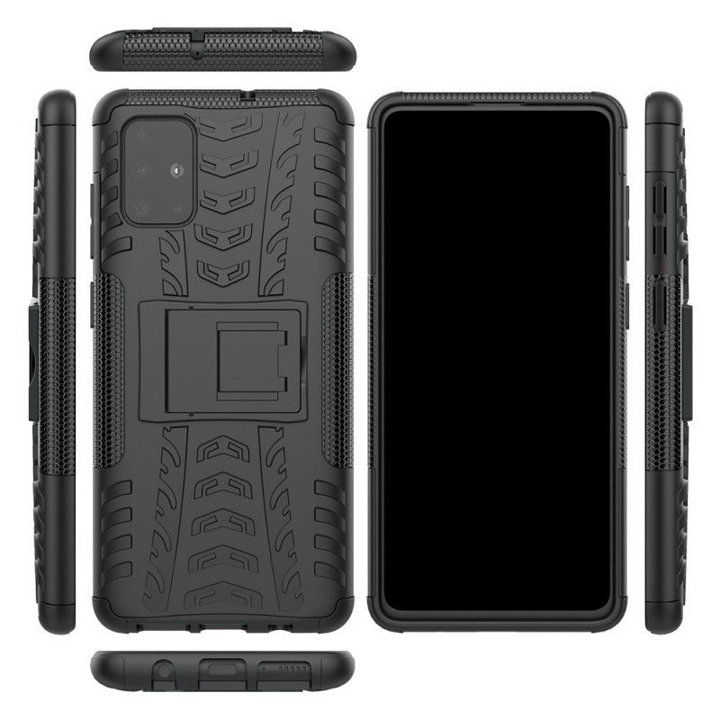 Hülle Samsung Galaxy A71 Schwarz Extrem Widerstandsfähig Plus