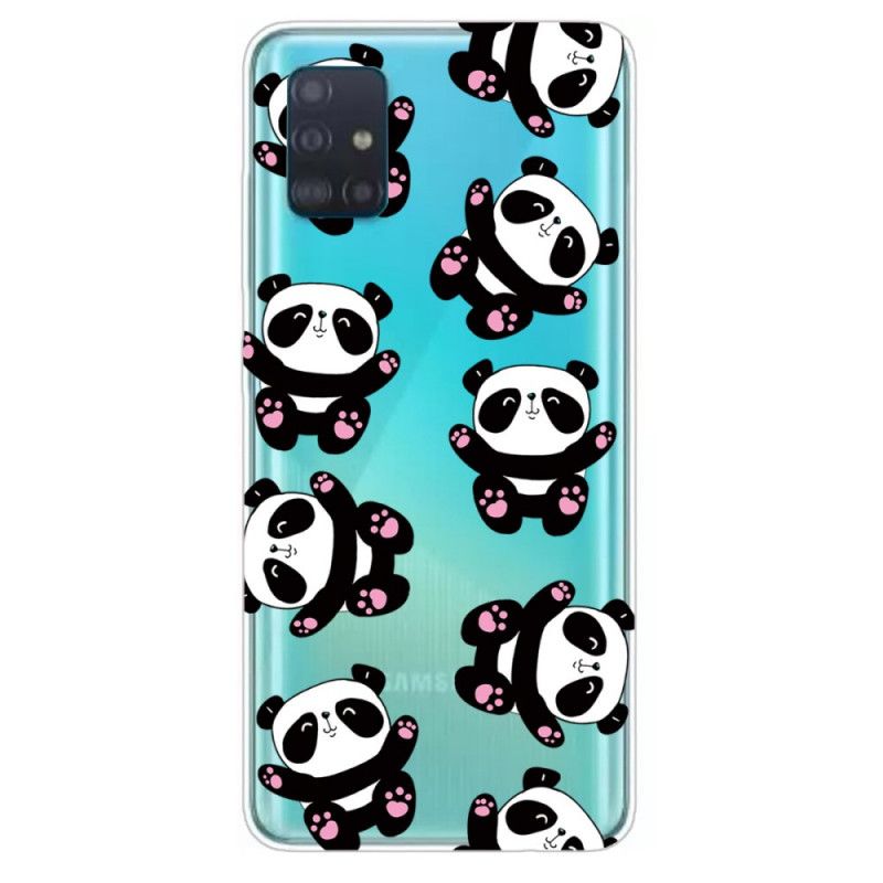 Hülle Samsung Galaxy A71 Top-Spaß-Pandas