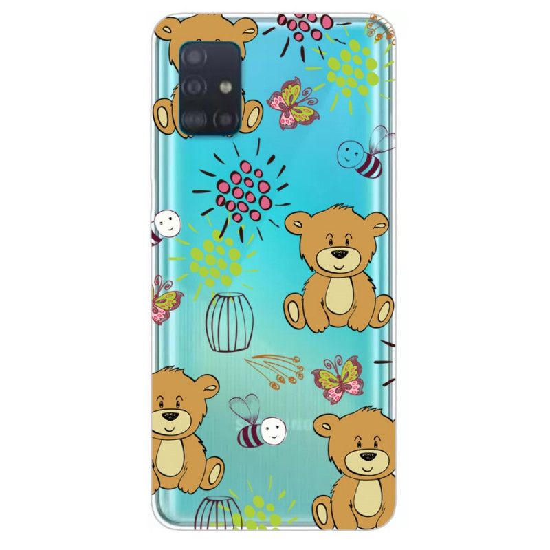 Hülle Samsung Galaxy A71 Top Teddybären