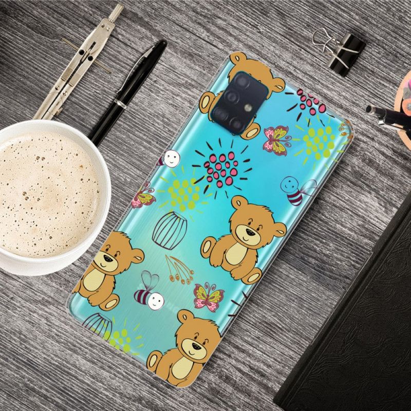 Hülle Samsung Galaxy A71 Top Teddybären