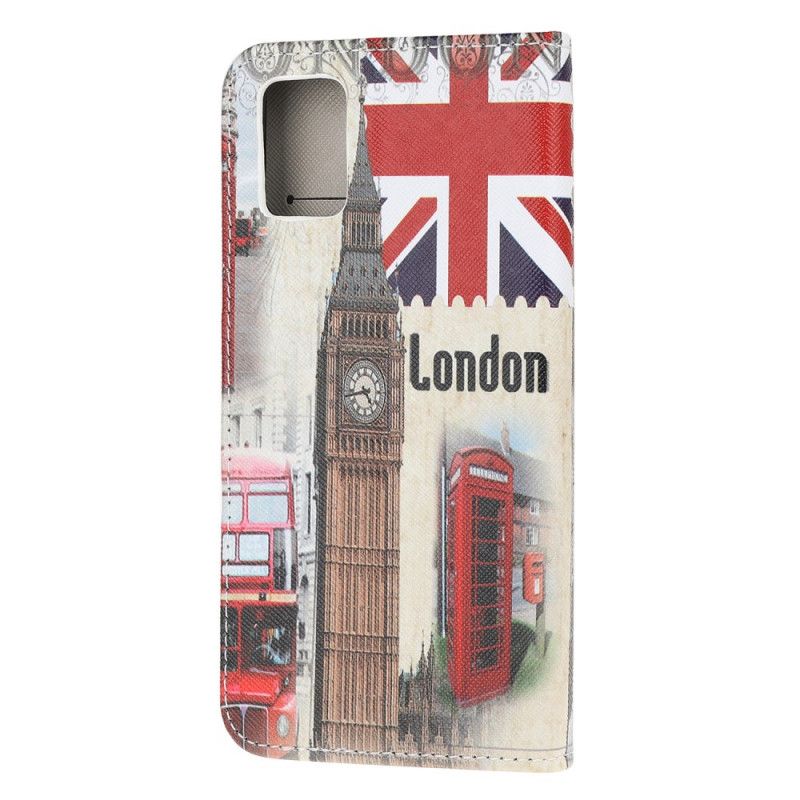 Lederhüllen Für Samsung Galaxy A71 Londoner Leben