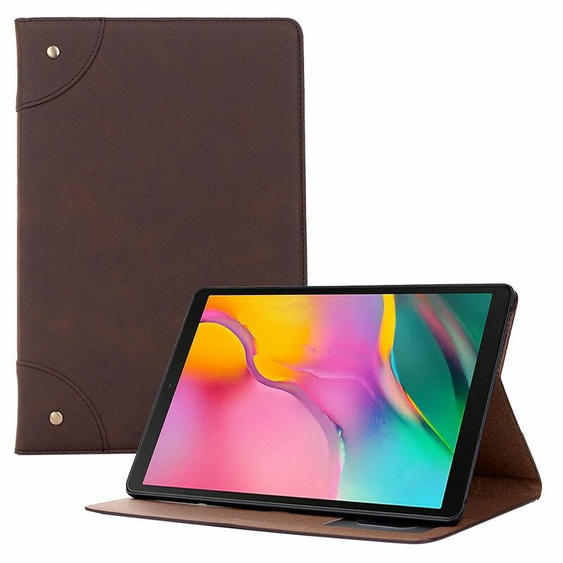 Case Samsung Galaxy Tab A7 Lite Handyhülle Kunstleder Vintage Nieten