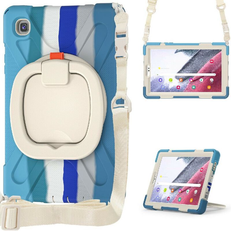 Hülle Samsung Galaxy Tab A7 Lite Handyhülle Multifunktions-schultergurt Farbe