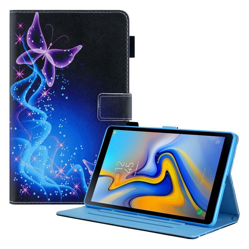 Lederhüllen Für Samsung Galaxy Tab A7 Lite Bunte Schmetterlinge
