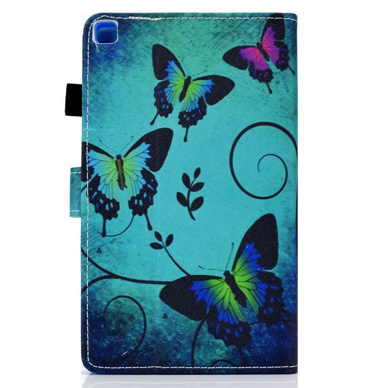 Lederhüllen Für Samsung Galaxy Tab A7 Lite Einzigartige Schmetterlinge