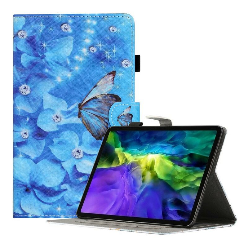 Lederhüllen Samsung Galaxy Tab A7 Lite Blumen