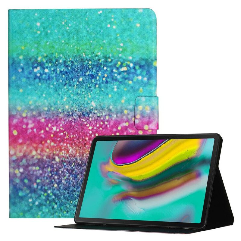Lederhüllen Samsung Galaxy Tab A7 Lite Glitzerdesign