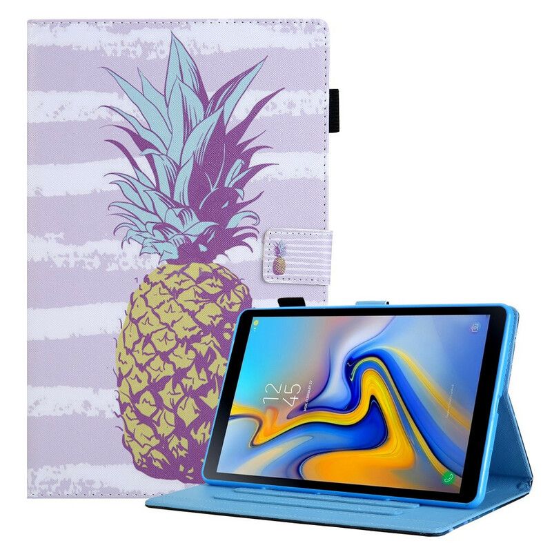 Lederhüllen Samsung Galaxy Tab A7 Lite Handyhülle Design Ananas