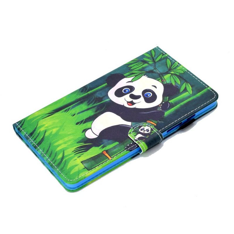 Lederhüllen Samsung Galaxy Tab A7 Lite Handyhülle Panda