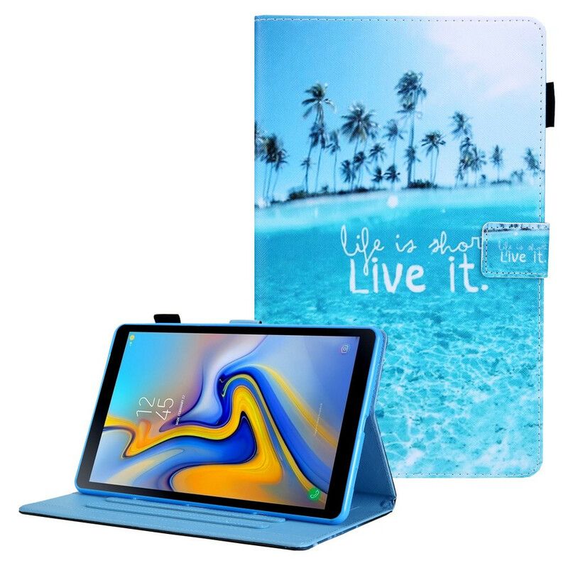 Lederhüllen Samsung Galaxy Tab A7 Lite Lebe Es