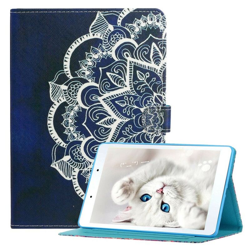 Lederhüllen Samsung Galaxy Tab A7 Lite Mandala-kunstserie