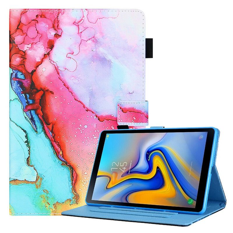 Lederhüllen Samsung Galaxy Tab A7 Lite Marmor-stil