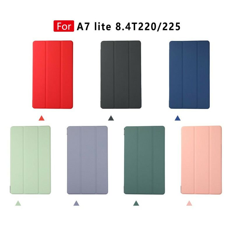 Smart Case Samsung Galaxy Tab A7 Lite Klassisches Kunstleder