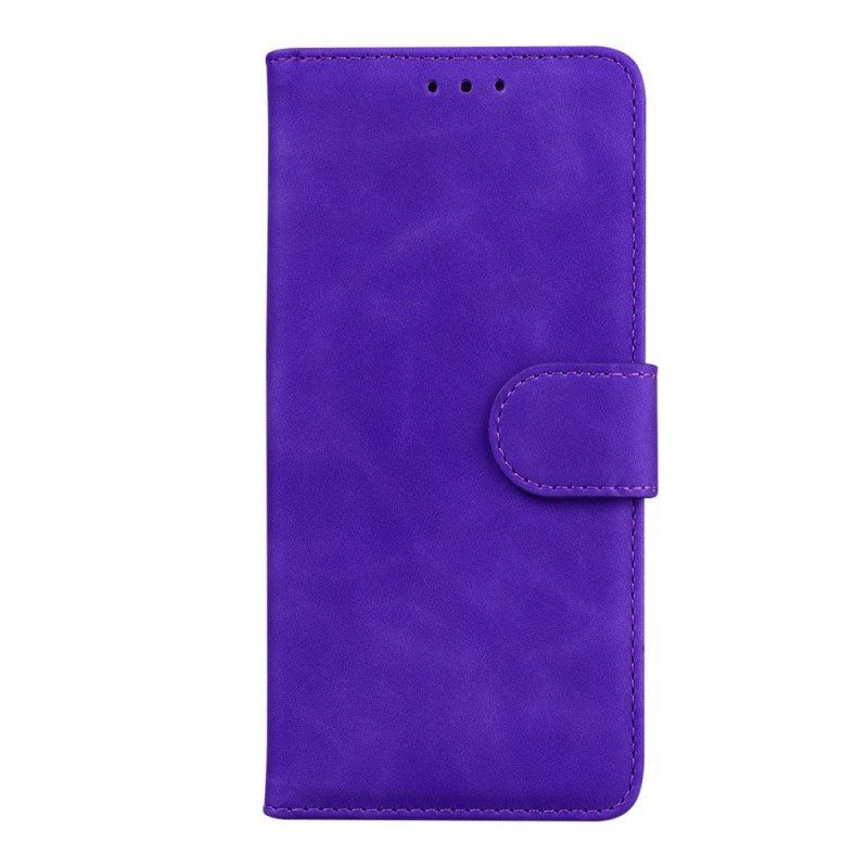 Flip Case Für Samsung Galaxy A53 5G Einfarbiges Design