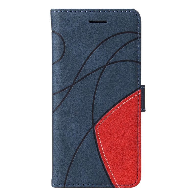 Flip Case Für Samsung Galaxy A53 5G Zweifarbig