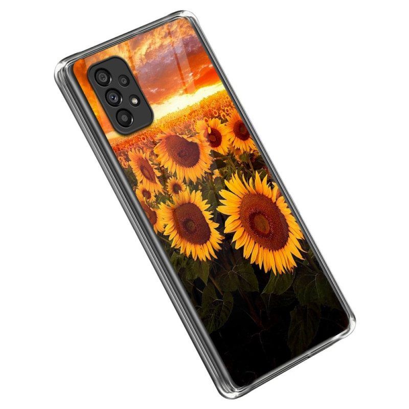 Handyhülle Für Samsung Galaxy A53 5G Blumenvariation