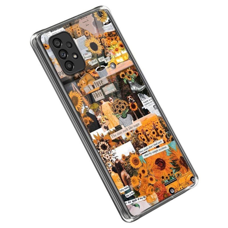 Handyhülle Für Samsung Galaxy A53 5G Ewige Sonnenblumen
