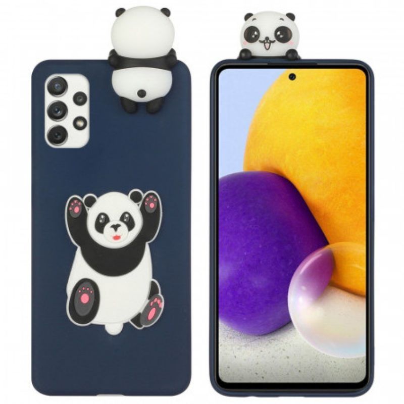 Handyhülle Für Samsung Galaxy A53 5G Fetter Panda 3d
