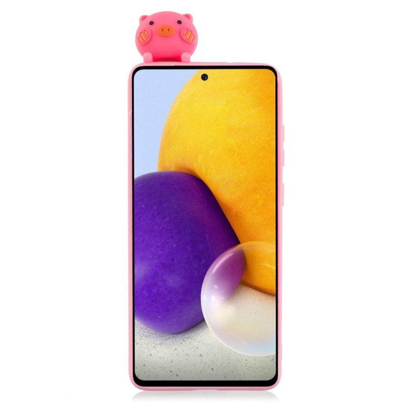Hülle Für Samsung Galaxy A53 5G 3d-gute-nacht-schwein