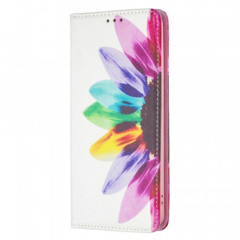 Schutzhülle Für Samsung Galaxy A53 5G Flip Case Aquarellblume