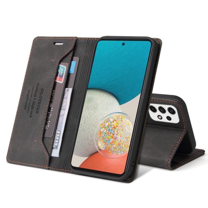 Schutzhülle Für Samsung Galaxy A53 5G Flip Case Kunstleder Gq.utrobe