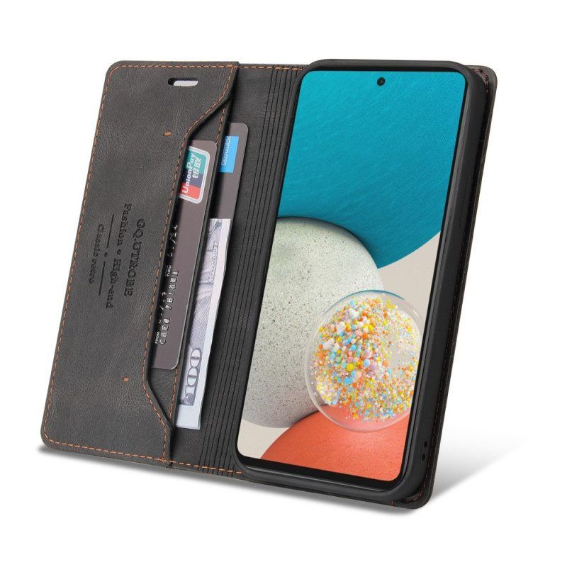 Schutzhülle Für Samsung Galaxy A53 5G Flip Case Kunstleder Gq.utrobe