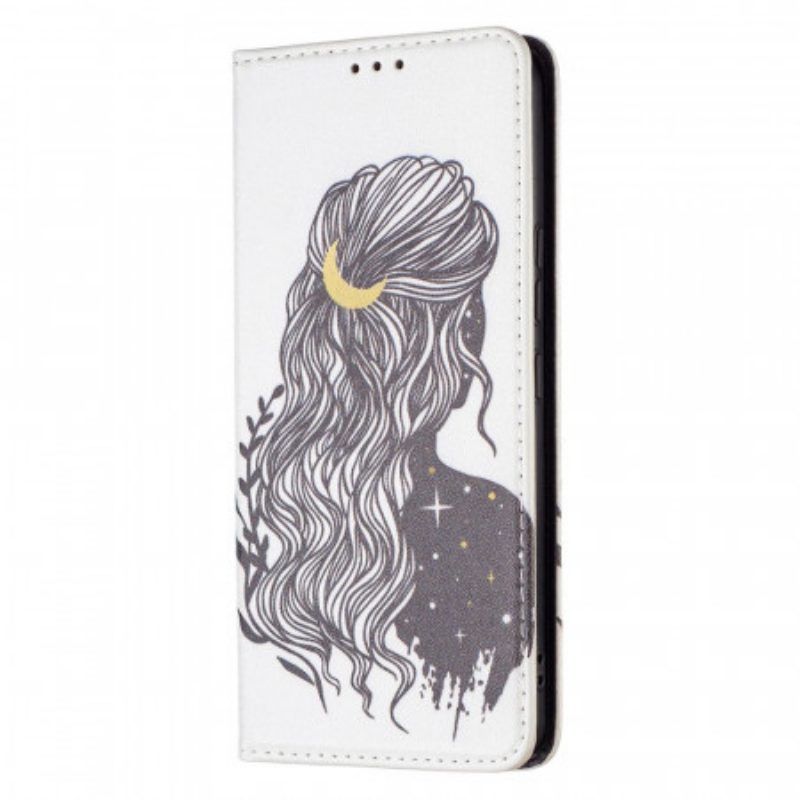 Schutzhülle Für Samsung Galaxy A53 5G Flip Case Schöne Haare