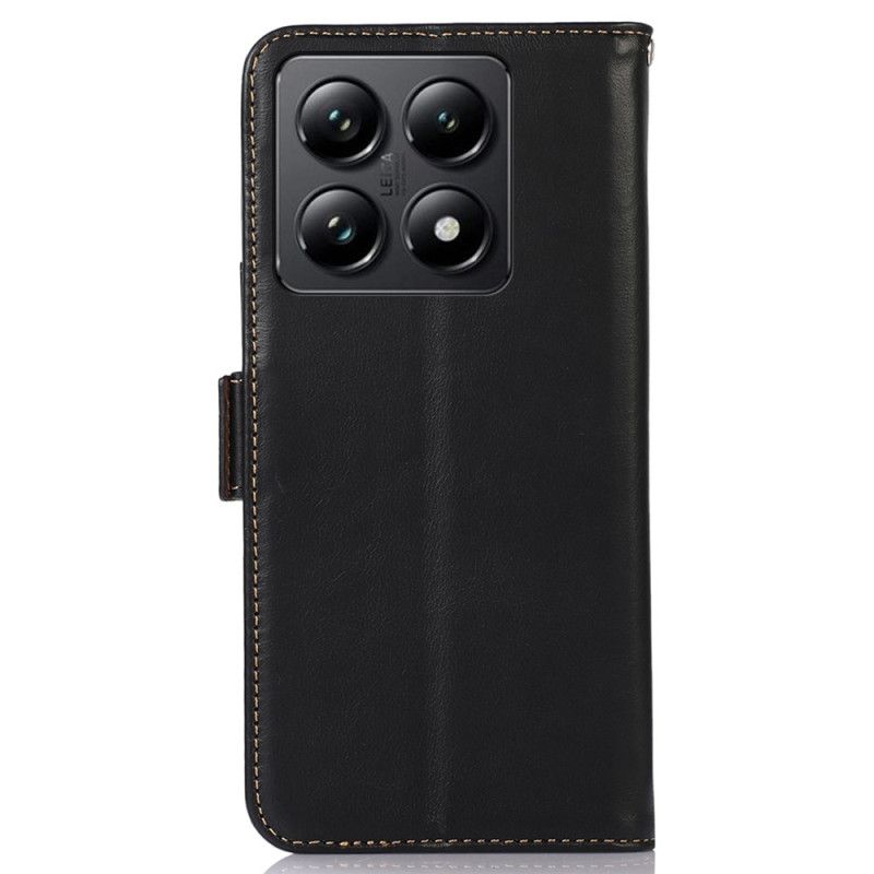 Lederhüllen Xiaomi 14t Pro Rfid-schutz Und Echtleder-geldbörse
