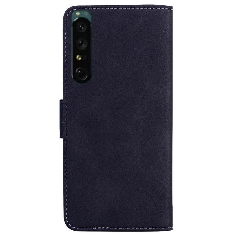 Flip Case Für Sony Xperia 1 IV Einfarbig