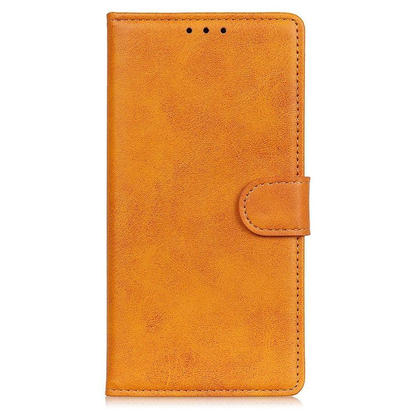 Flip Case Für Sony Xperia 1 IV Matter Ledereffekt