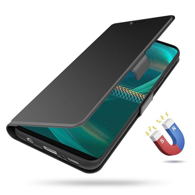 Flip Case Für Sony Xperia 1 IV Schlanker Ledereffekt