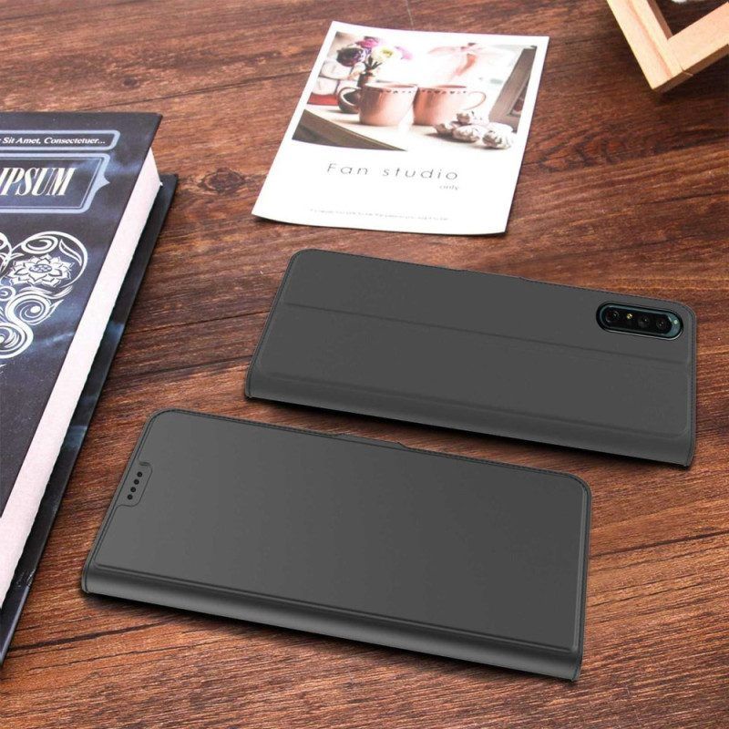 Flip Case Für Sony Xperia 1 IV Schlanker Ledereffekt