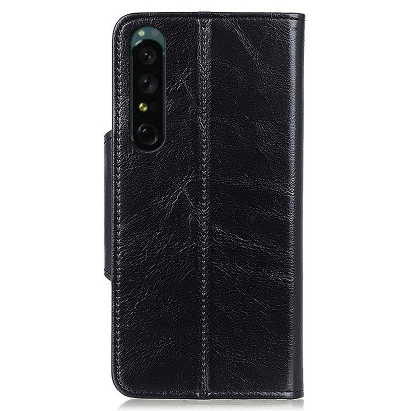 Flip Case Für Sony Xperia 1 IV Verschlussknopf