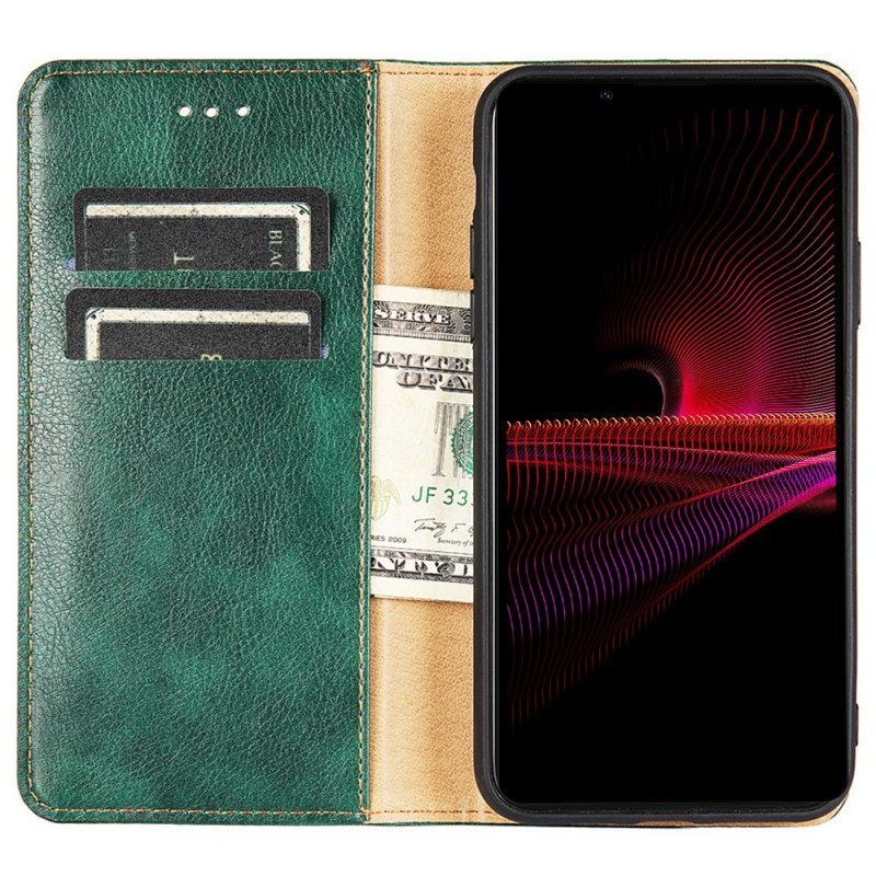 Flip Case Für Sony Xperia 1 IV Vintage-design