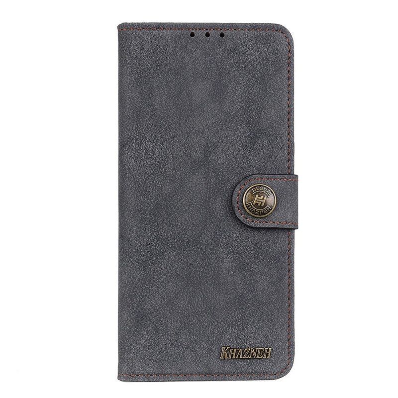 Flip Case Für Sony Xperia 1 IV Vintage Khazneh Spaltleder