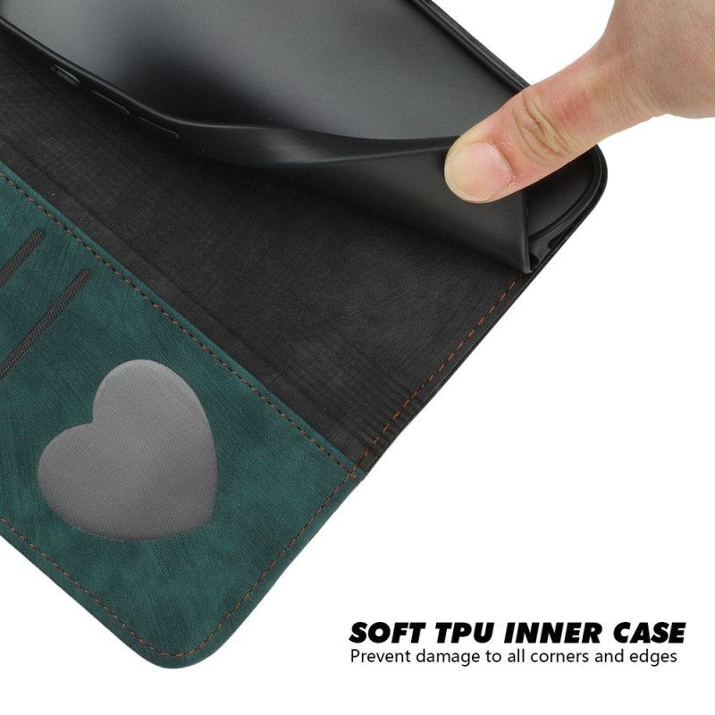 Flip Case Für Sony Xperia 1 IV Zweifarbig Mit Riemen