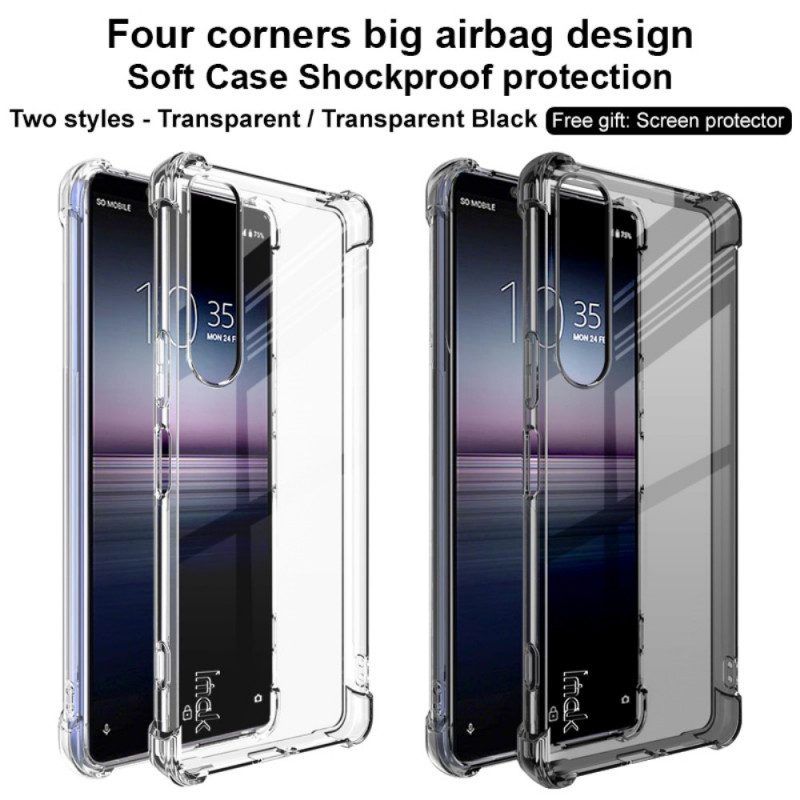 Handyhülle Für Sony Xperia 1 IV Transparent Mit Imak-siebfolie